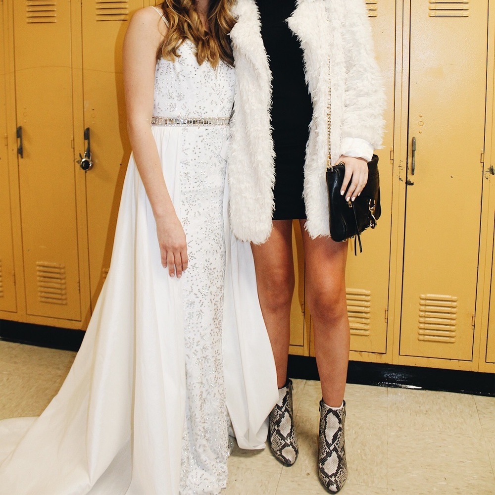 Johnathan Kayne White Formal Dress
